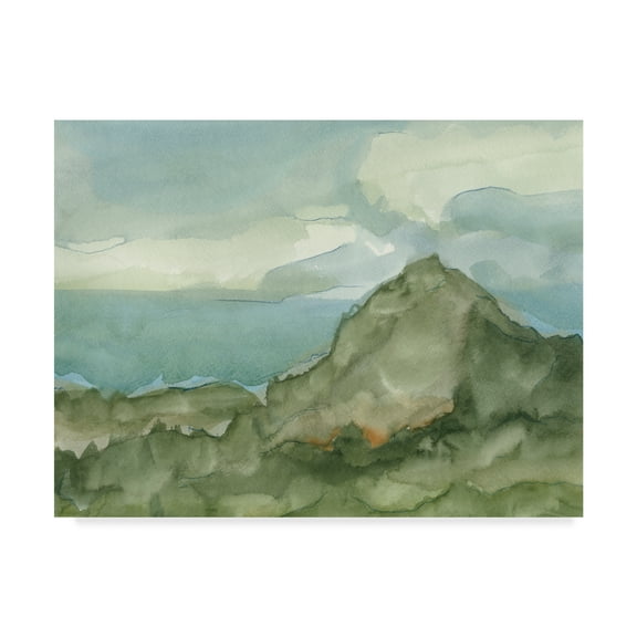 Trademark Fine Art 'Plein Air Mountain View I' Canvas Art by Ethan Harper