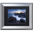 thumbnail image 1 of Trademark Fine Art "Ploumanac'h Between Night and Day" Canvas Art by Mathieu Rivrin, Black Matte, Silver Frame, 1 of 4
