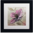 thumbnail image 1 of Trademark Fine Art "Plum Floral III" Canvas Art by Emily Adams, White Matte, Black Frame, 1 of 4