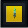 thumbnail image 1 of Trademark Fine Art "Plume 2" Canvas Art by Sylvie Demers, Black Matte, Black Frame, 1 of 1