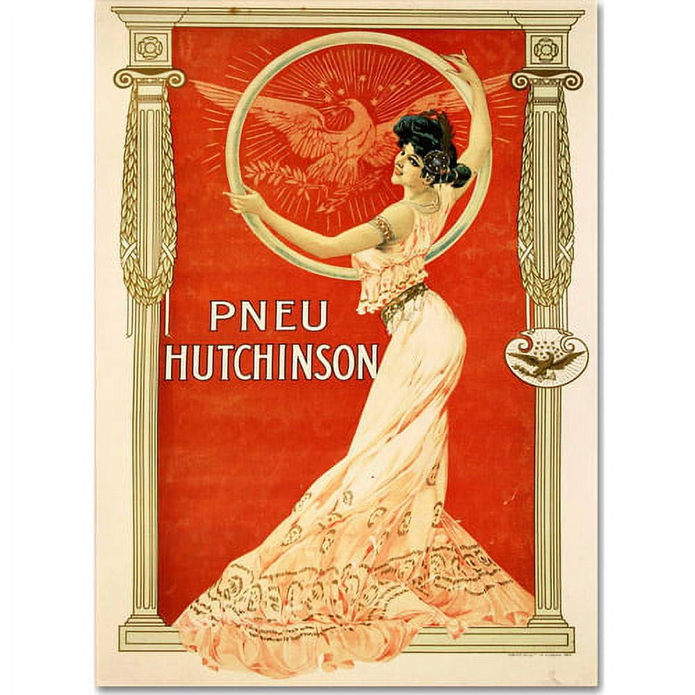 Trademark Fine Art "Pneu Hutchinson" Canvas Art by Vintage Apple Collection