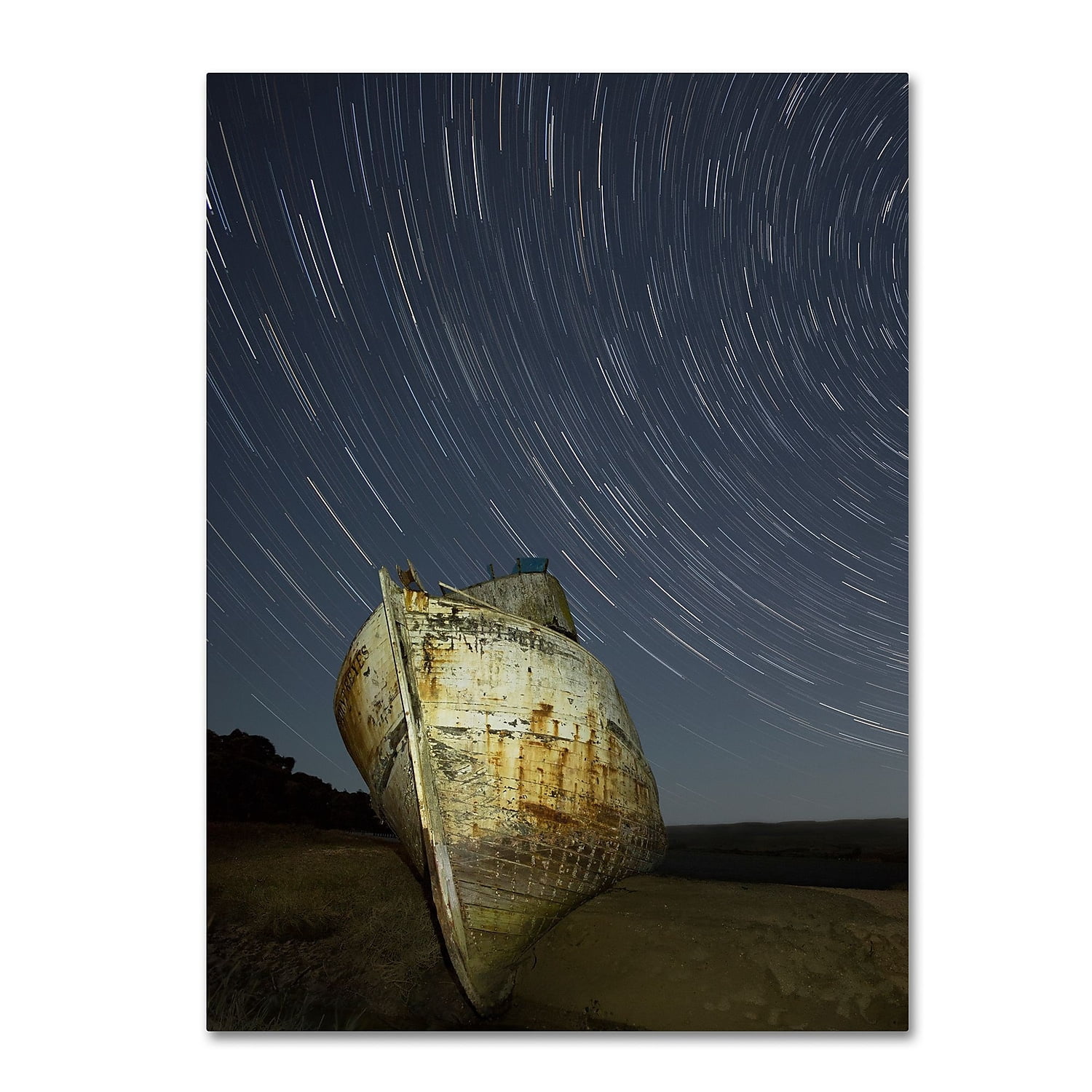 Trademark Fine Art "Point Reyes II" Canvas Art by Moises Levy