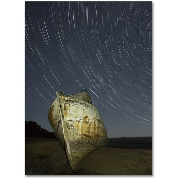 Trademark Fine Art "Point Reyes II" Canvas Art by Moises Levy