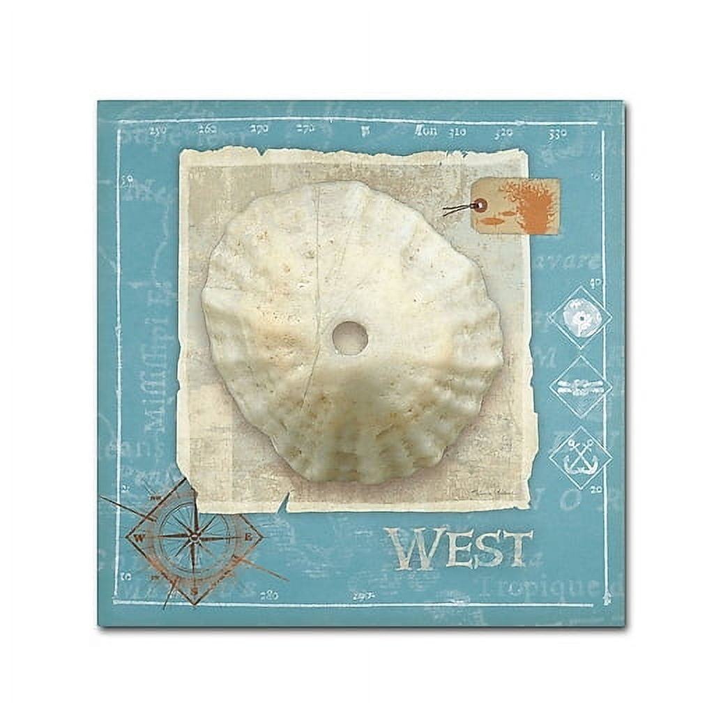 Trademark Fine Art "Points West" Canvas Art by Belinda Aldrich