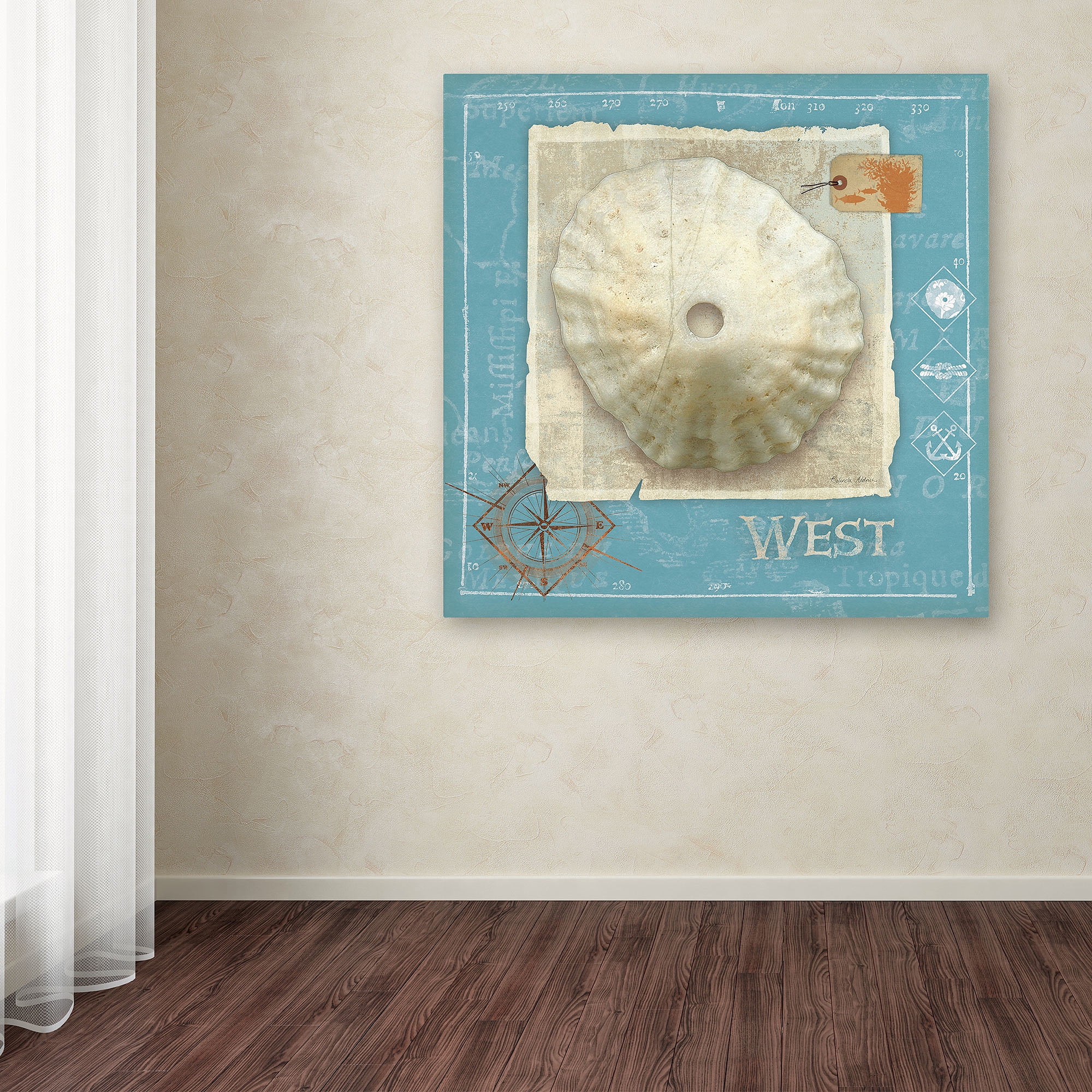 Trademark Fine Art "Points West" Canvas Art by Belinda Aldrich