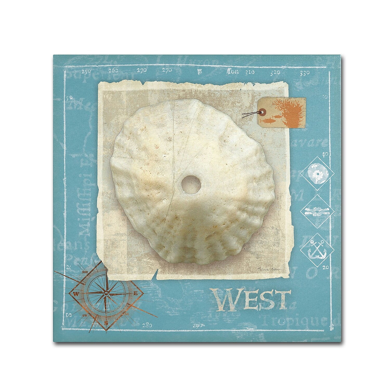 Trademark Fine Art "Points West" Canvas Art by Belinda Aldrich