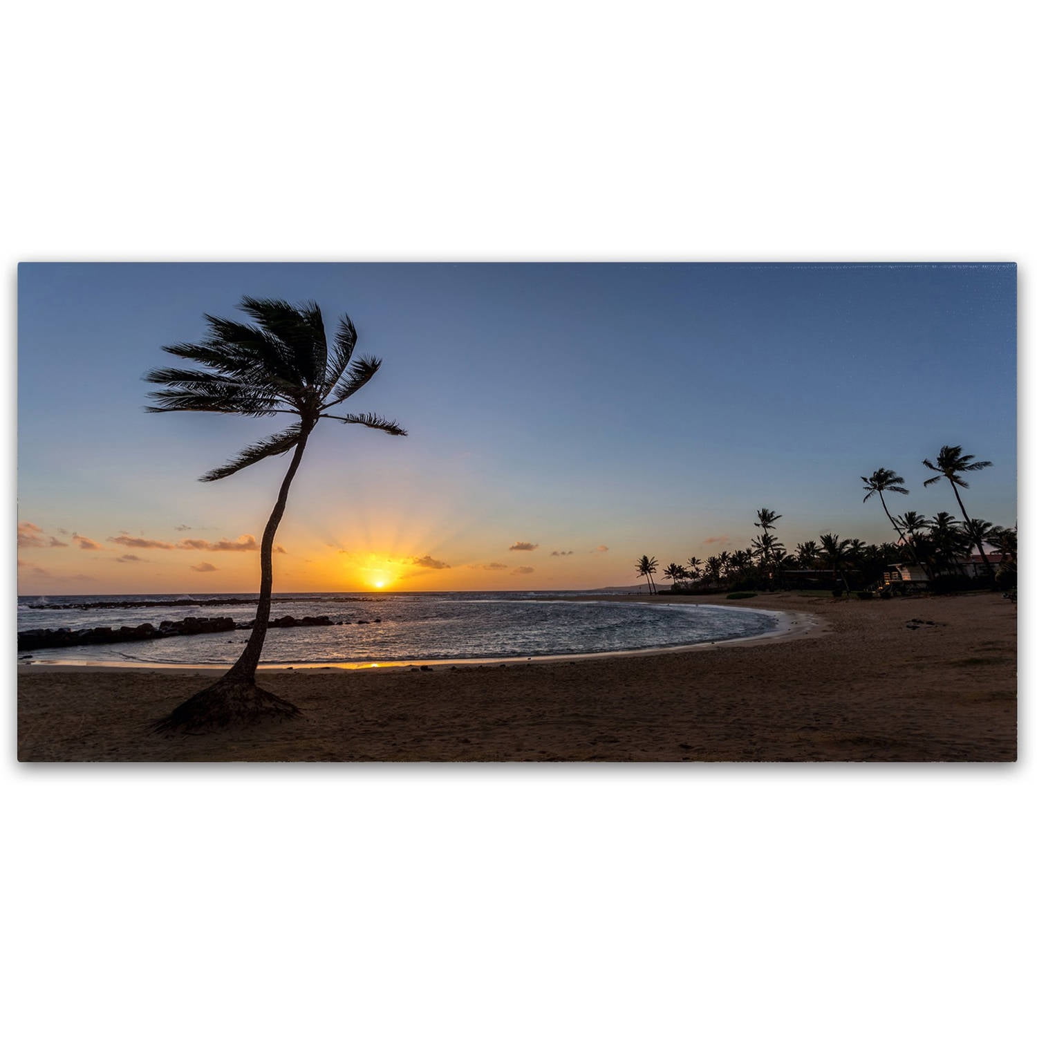 Trademark Fine Art 'Poipu Sunset' Canvas Art by Pierre Leclerc