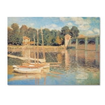 Trademark Fine Art 'Pont Argenteuil' Canvas Art by Claude Monet