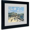 thumbnail image 1 of Trademark Fine Art "Pont Neuf Paris 1872" Canvas Art by Pierre Renoir, Black Frame, 1 of 3