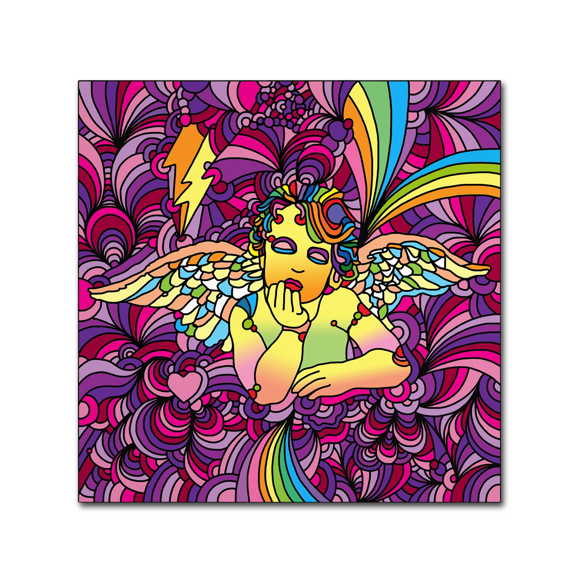 Trademark Fine Art 'Pop Art Cherub 1' Canvas Art by Howie Green