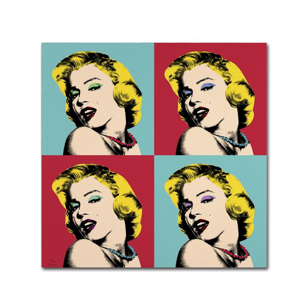 Trademark Fine Art "Pop Art Collage" Canvas Art by Mark Ashkenazi