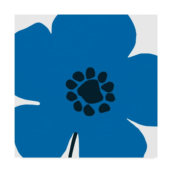 Trademark Fine Art 'Pop Art Floral I' Canvas Art by Wild Apple Portfolio