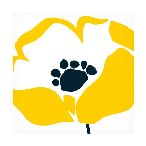 Trademark Fine Art Wild Apple Portfolio Pop Art Floral Ii Canvas Wall Art - 24x24