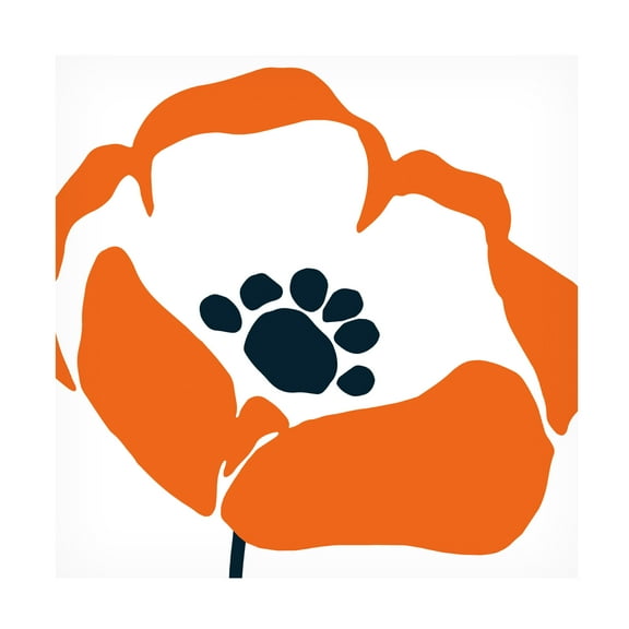 Trademark Fine Art 'Pop Art Floral III' Canvas Art by Wild Apple Portfolio