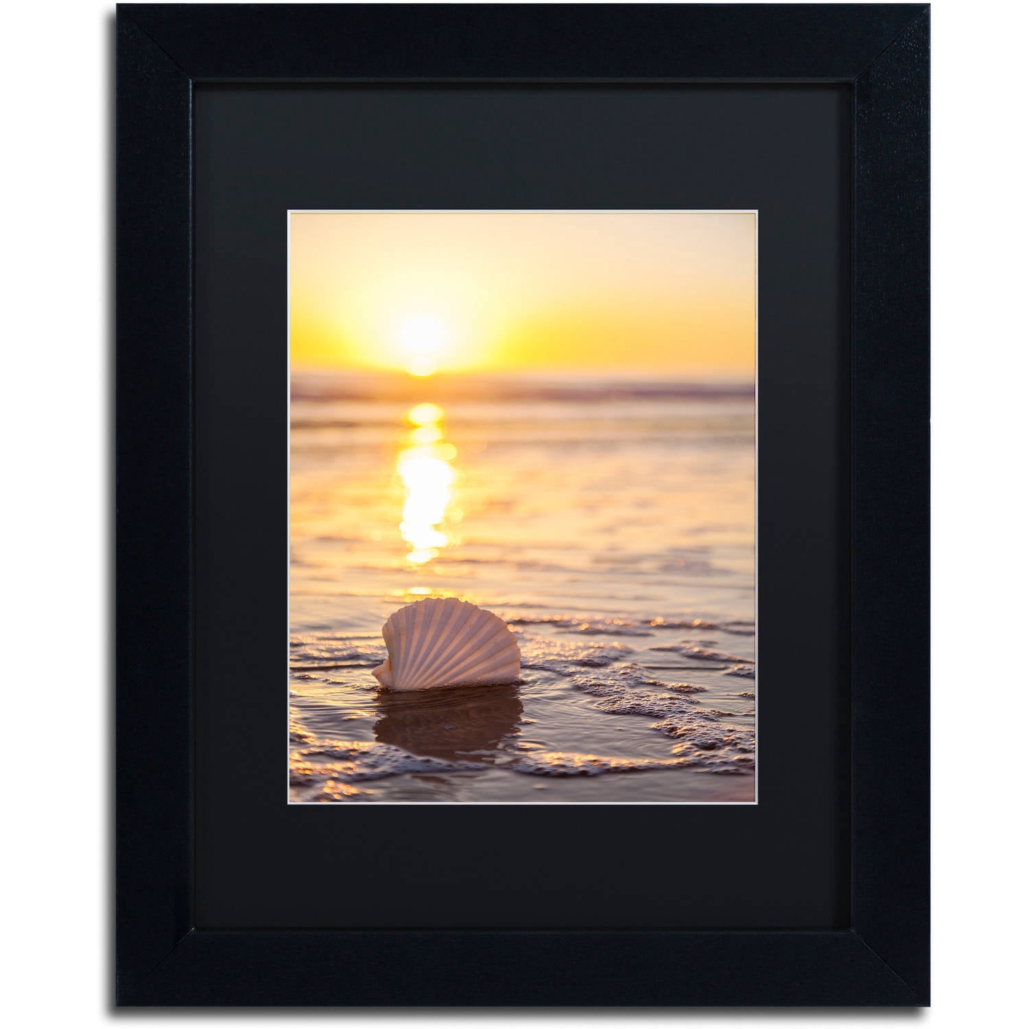 Trademark Fine Art "Pop The Bubbly" Canvas Art by Chris Moyer, Black Matte, Black Frame