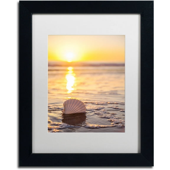 Trademark Fine Art "Pop The Bubbly" Canvas Art by Chris Moyer, White Matte, Black Frame