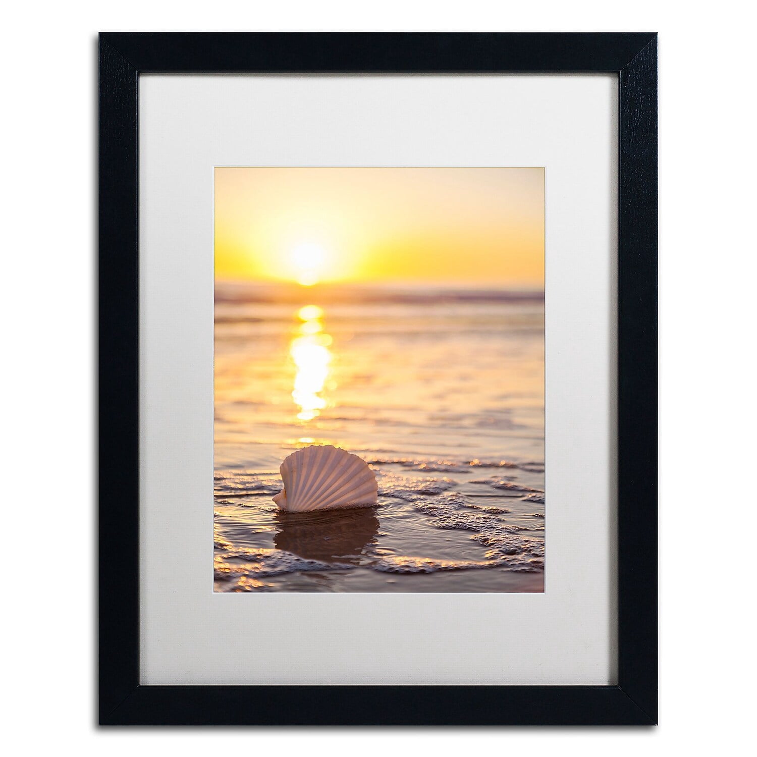 Trademark Fine Art "Pop The Bubbly" Canvas Art by Chris Moyer, White Matte, Black Frame
