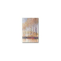Trademark Fine Art "Poplars On The Banks Of The Epte" Canvas Wall Art by Claude Monet