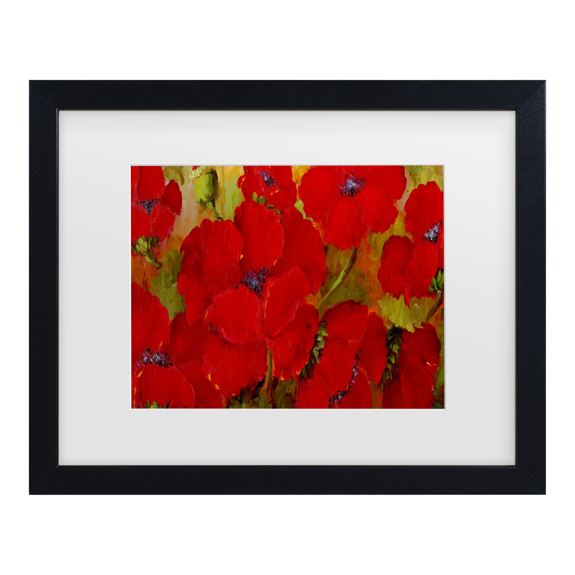 Trademark Fine Art 'Poppies' Canvas Art by Anonymous