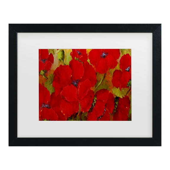 Trademark Fine Art 'Poppies' Canvas Art by Anonymous