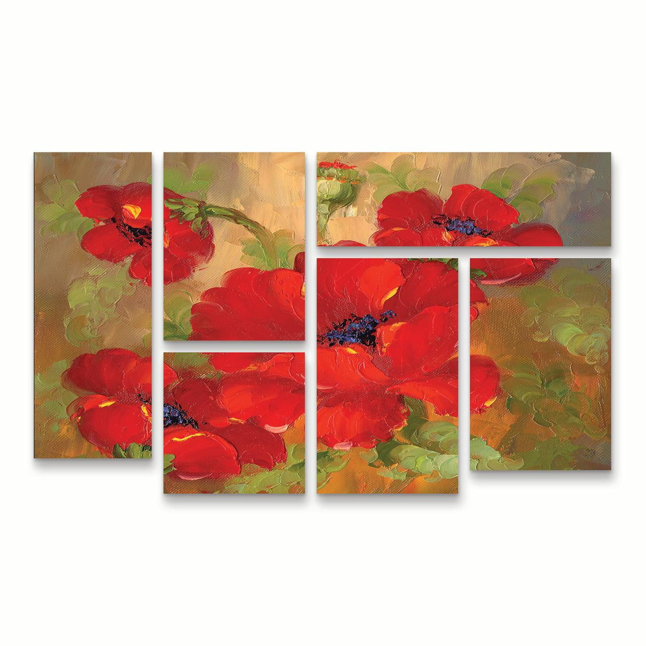 Trademark Fine Art 'Poppies' Canvas Art by Anonymous