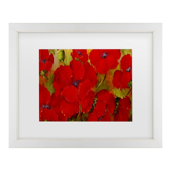 Trademark Fine Art 'Poppies' Canvas Art by Anonymous