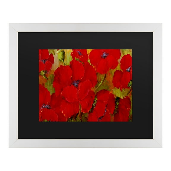 Trademark Fine Art 'Poppies' Canvas Art by Anonymous