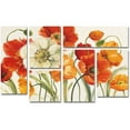 thumbnail image 1 of Trademark Fine Art "Poppies Melody I" Canvas Art by Lisa Audit 6-Panel Art Set, 1 of 3