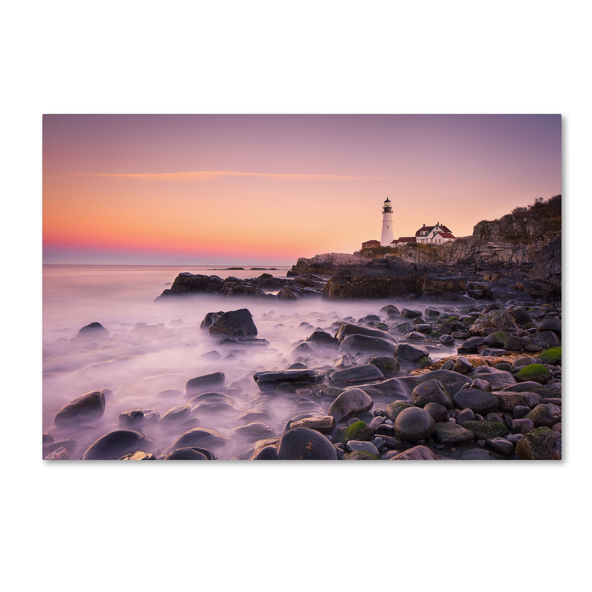 Trademark Fine Art 'Portland Headlight' Canvas Art by Michael Zheng