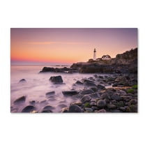 Trademark Fine Art 'Portland Headlight' Canvas Art by Michael Zheng
