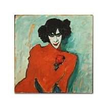 Trademark Fine Art 'Portrait Of A Dancer' Canvas Art by Jawlensky