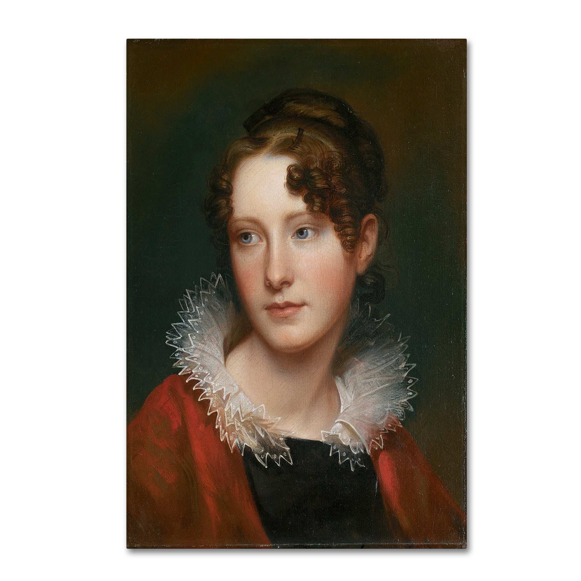 Rembrandt Peale Portrait of Rosalba Peale Gallery-Wrapped Canvas Art