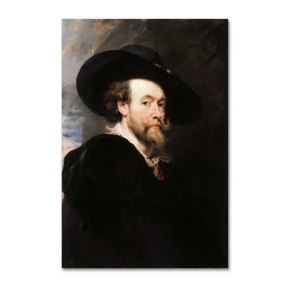 Trademark Fine Art 'Portrait Of The Artist' Canvas Art by Peter Paul Rubens