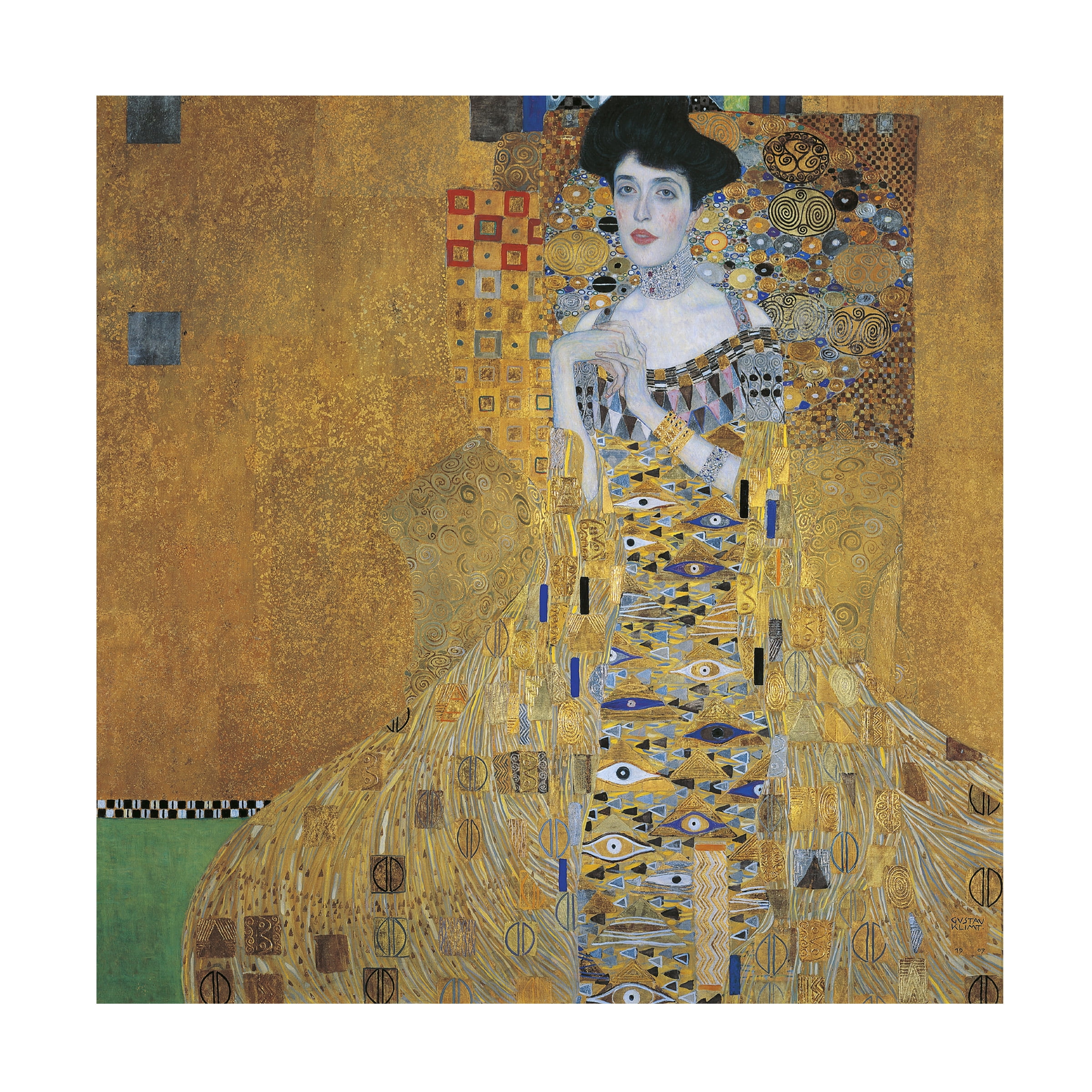 Trademark Fine Art "Portrait of Adele Bloch-Bauer I" Canvas Art by Gustav Klimt