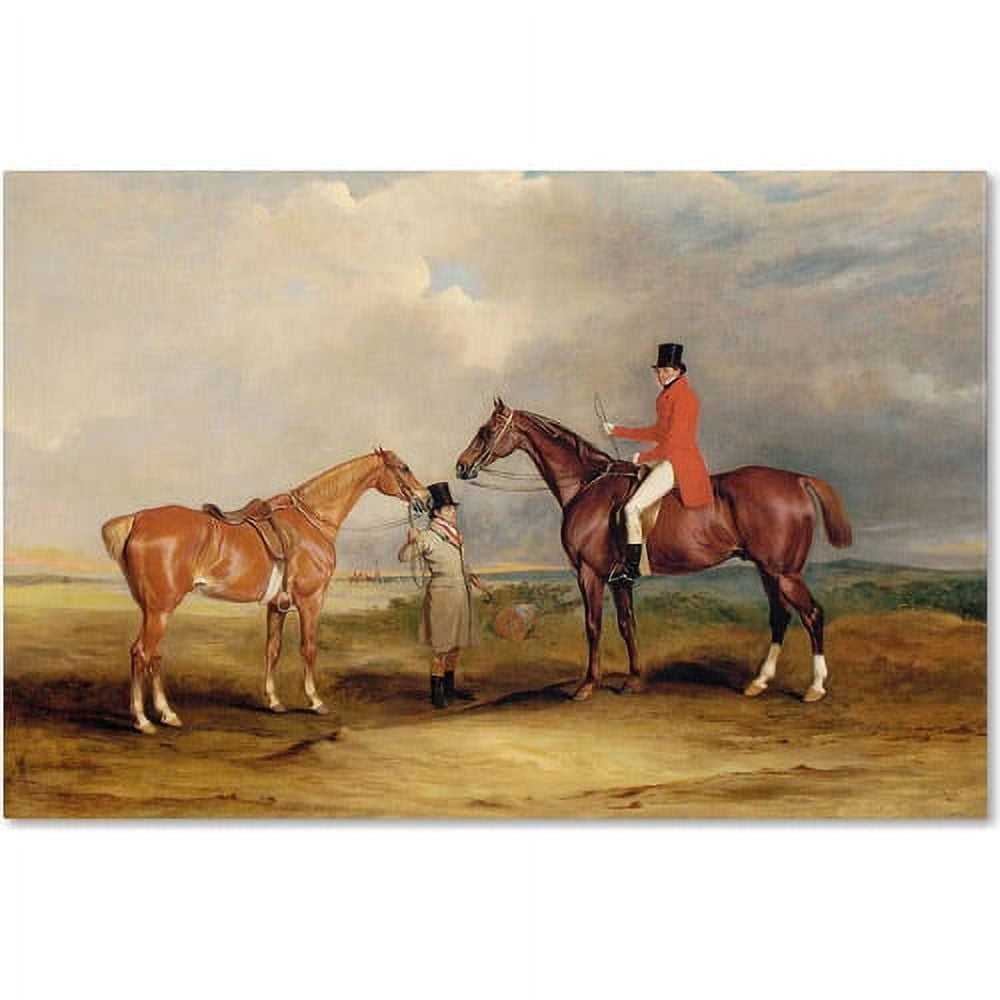 Trademark Fine Art "Portrait of John Drummond" Canvas Art by John Ferneley
