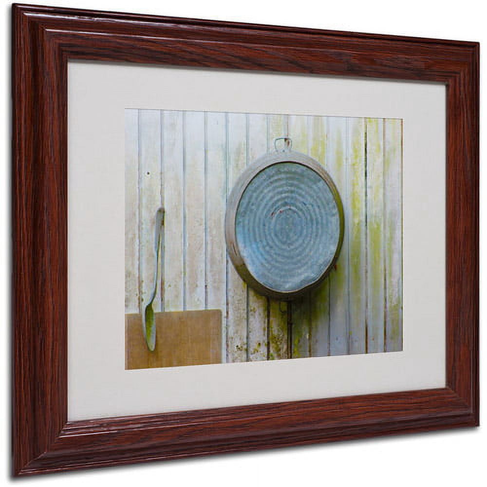Trademark Fine Art "Positively Primitive" Matted Framed Art by Patty Tuggle, Wood Frame