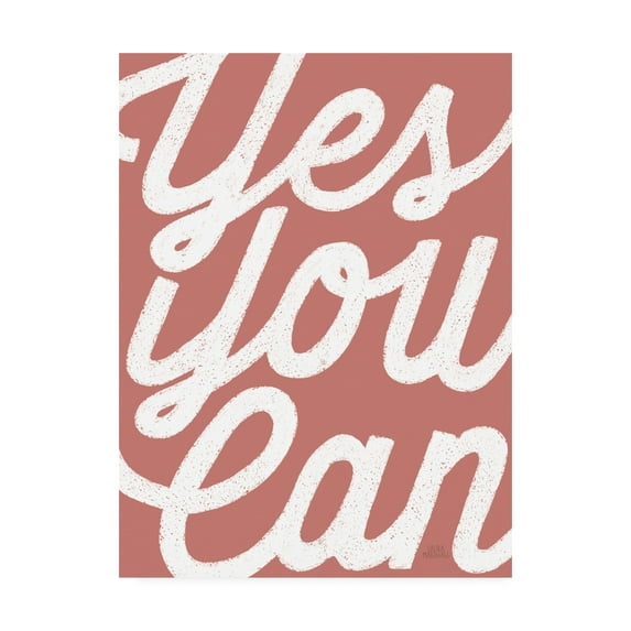 Trademark Fine Art 'Positivity V' Canvas Art by Laura Marshall