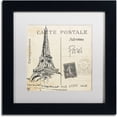 thumbnail image 1 of Trademark Fine Art "Postcard Sketches III" Canvas Art by Anne Tavoletti, White Matte, Black Frame, 1 of 4