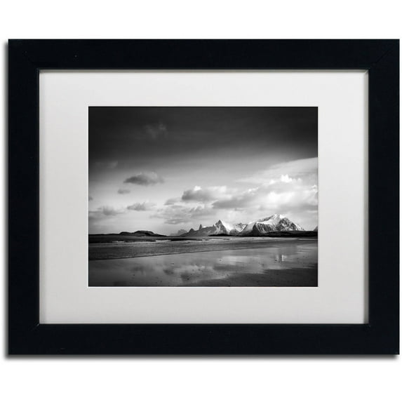 Trademark Fine Art "Postcards from Paradise" Canvas Art by Philippe Sainte-Laudy, White Matte, Black Frame