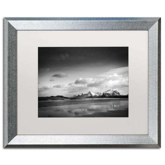 Trademark Fine Art "Postcards from Paradise" Canvas Art by Philippe Sainte-Laudy, White Matte, Silver Frame