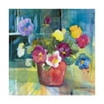 thumbnail image 1 of Trademark Fine Art 'Potted Pansies' Canvas Art by Annelein Beukenkamp, 1 of 3