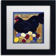 thumbnail image 1 of Trademark Fine Art "Poulets I" Canvas Art by Color Bakery White Matte, Black Frame, 1 of 4