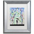 thumbnail image 1 of Trademark Fine Art 'Pour Deux' Canvas Art by Marc Allante, White Matte, Silver Frame, 1 of 1