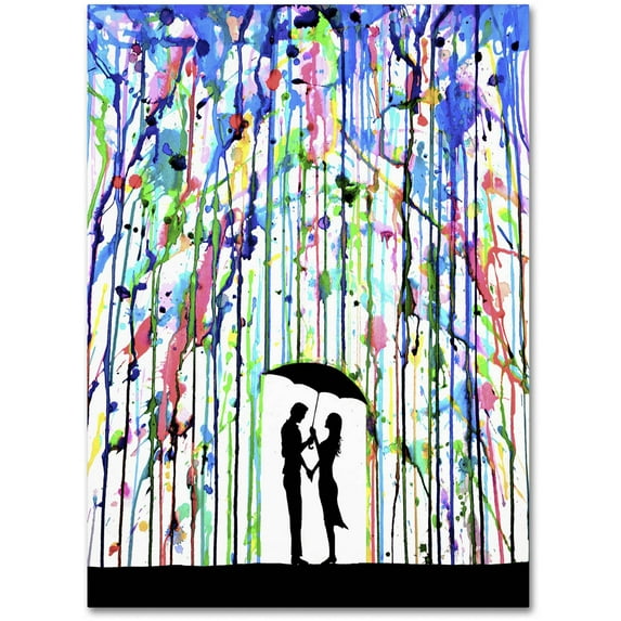 Trademark Fine Art 'Pour Deux' Canvas Art by Marc Allante