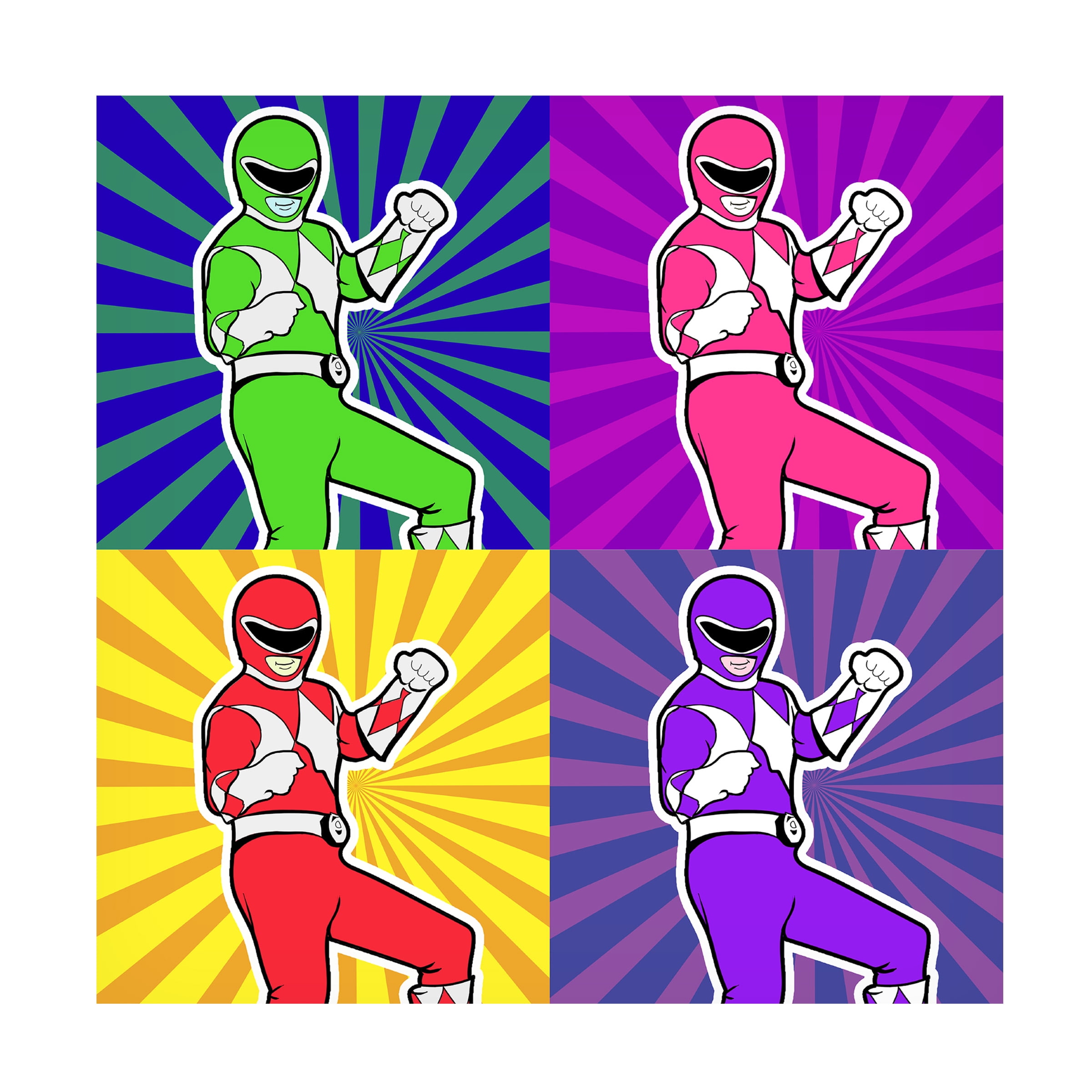 Trademark Fine Art 'Power Ranger' Canvas Art by ALI Chris
