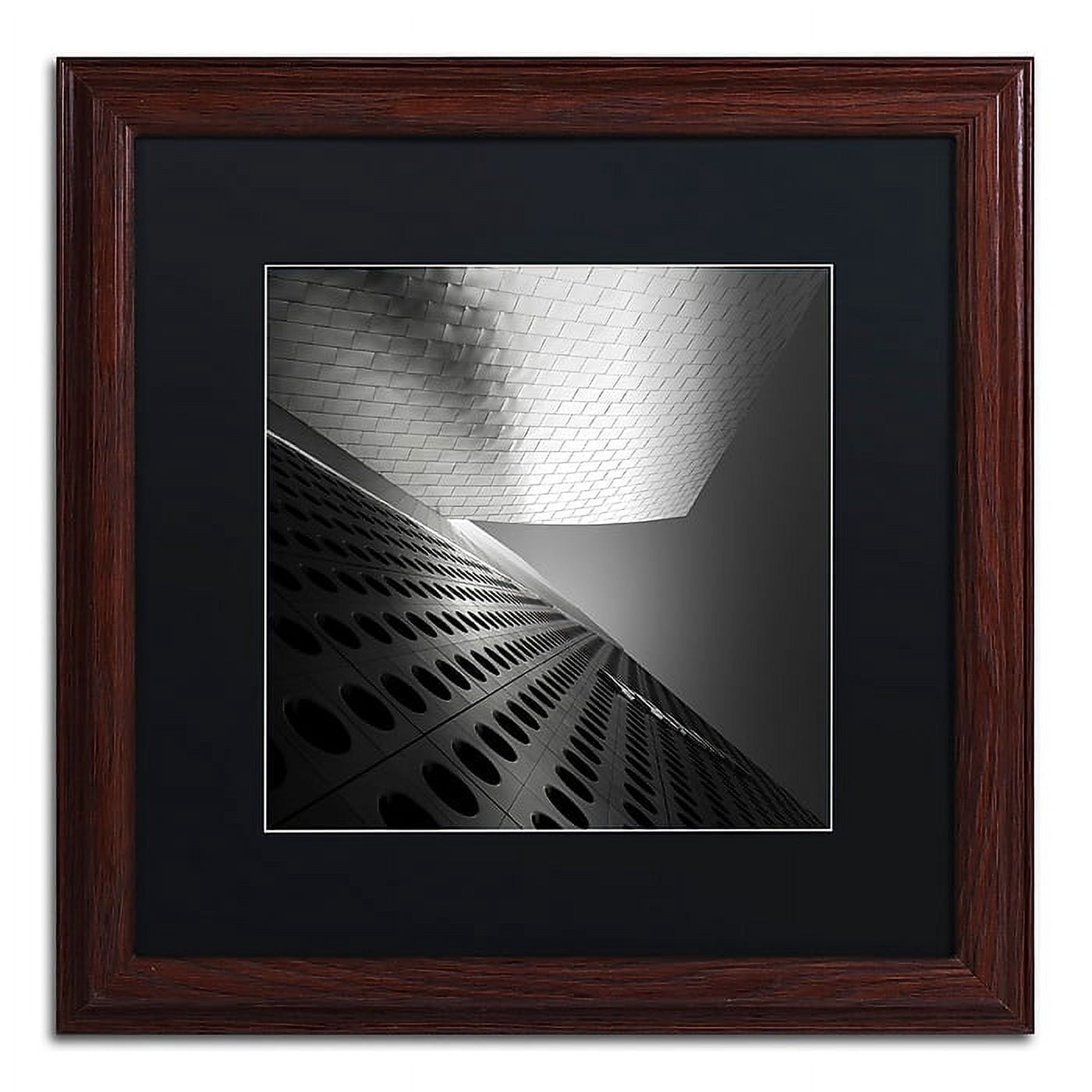 Trademark Fine Art "Prada" Canvas Art by Dave MacVicar, Black Matte, Wood Frame