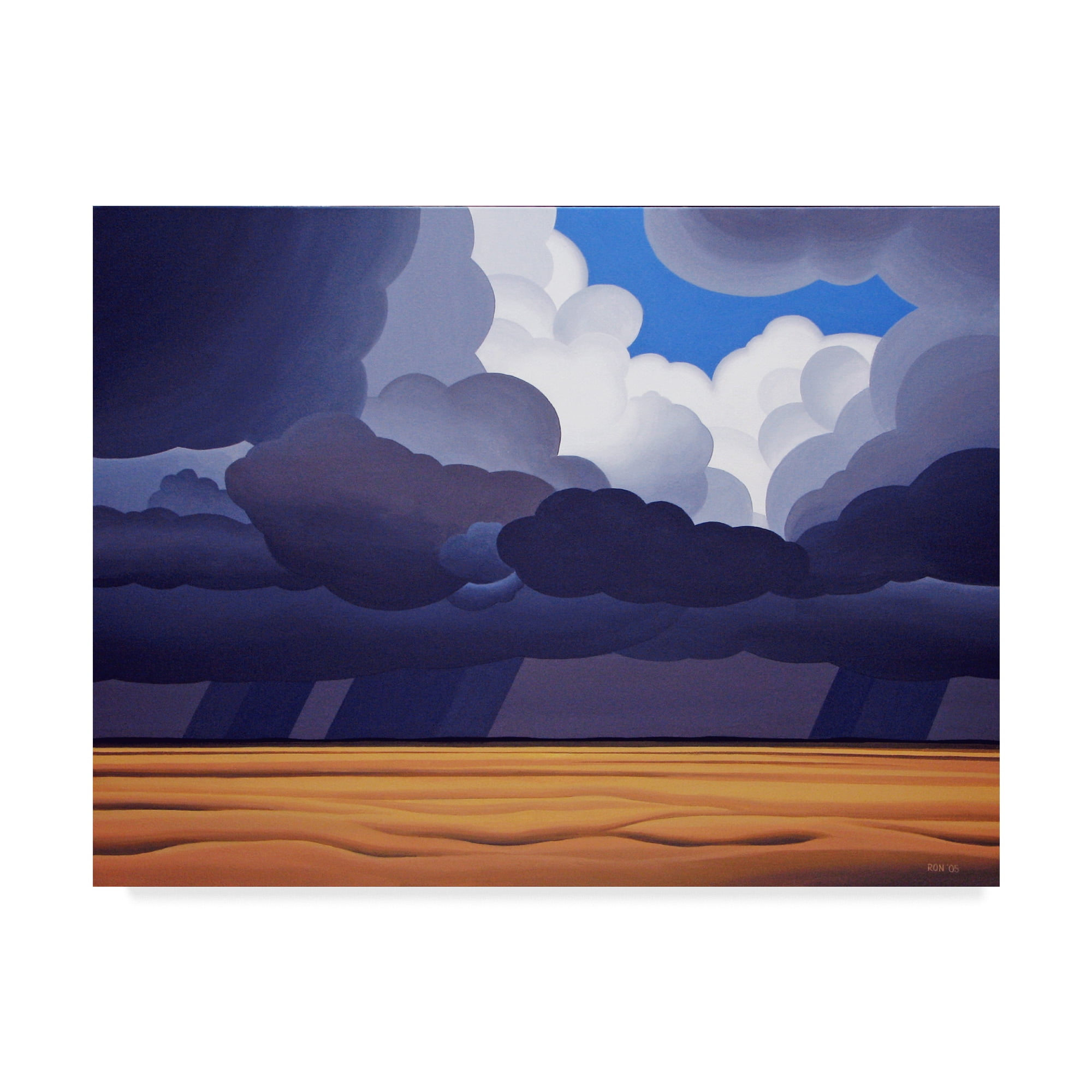 Trademark Fine Art 'Prairie Storm' Canvas Art by Ron Parker