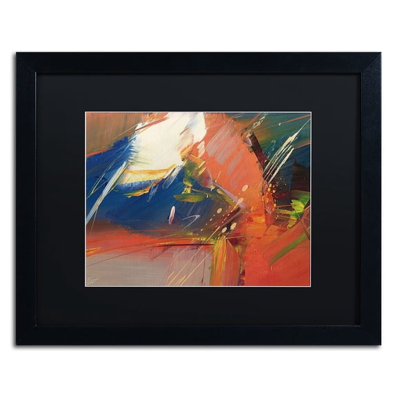 Trademark Fine Art "Presence" Canvas Art by Ricardo Tapia, Black Matte, Black Frame