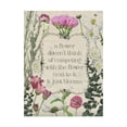 thumbnail image 1 of Trademark Fine Art 'Pressed Floral Quote III' Canvas Art by Grace Popp, 1 of 4