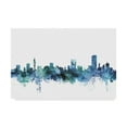 thumbnail image 1 of Trademark Fine Art 'Pretoria South Africa Blue Teal Skyline' Canvas Art by Michael Tompsett, 1 of 3